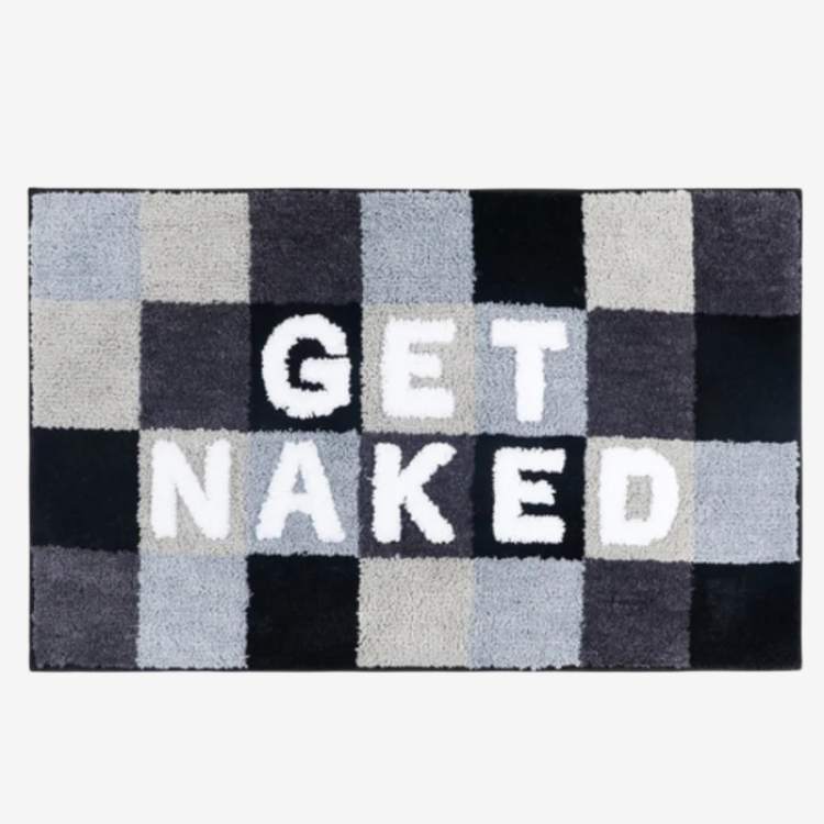 GetNaked Funny Microfibre Bath Mat - Bath Mat - Wild Eye Vision