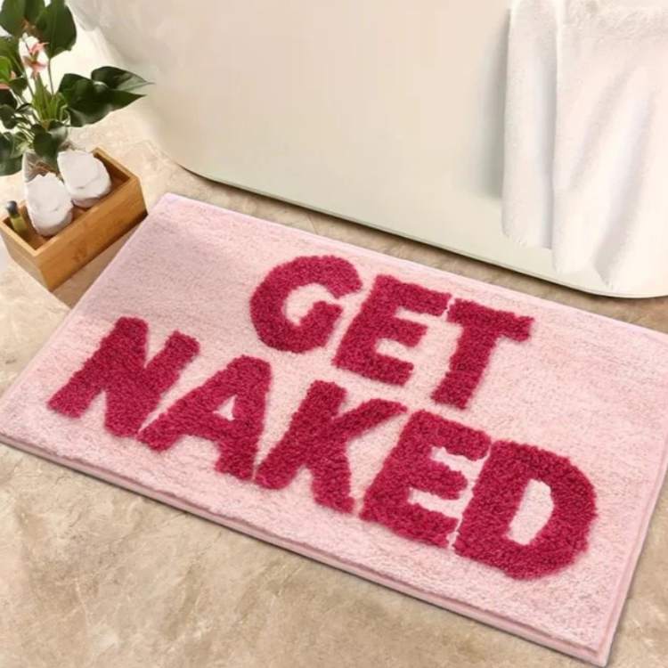 GetNaked Funny Microfibre Bath Mat - Bath Mat - Wild Eye Vision