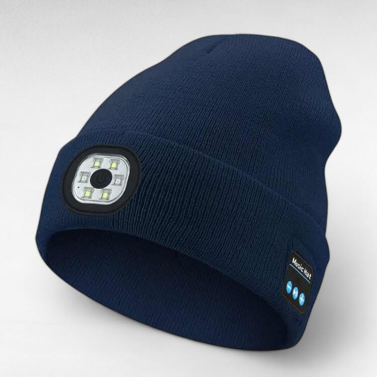 GlowWear LED Bluetooth Beanie - LED Bluetooth Beanie - Wild Eye Vision