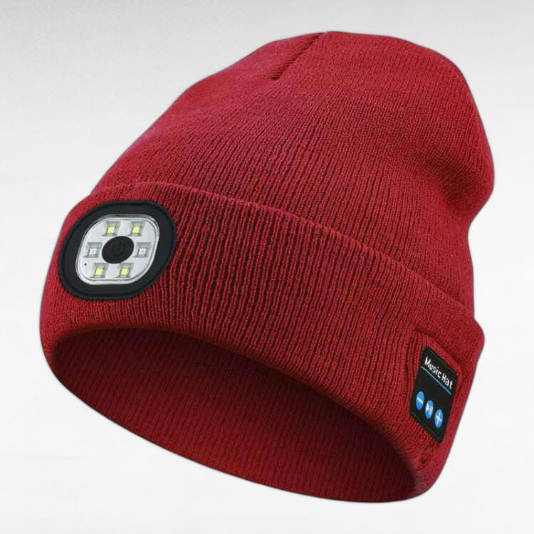 GlowWear LED Bluetooth Beanie - LED Bluetooth Beanie - Wild Eye Vision
