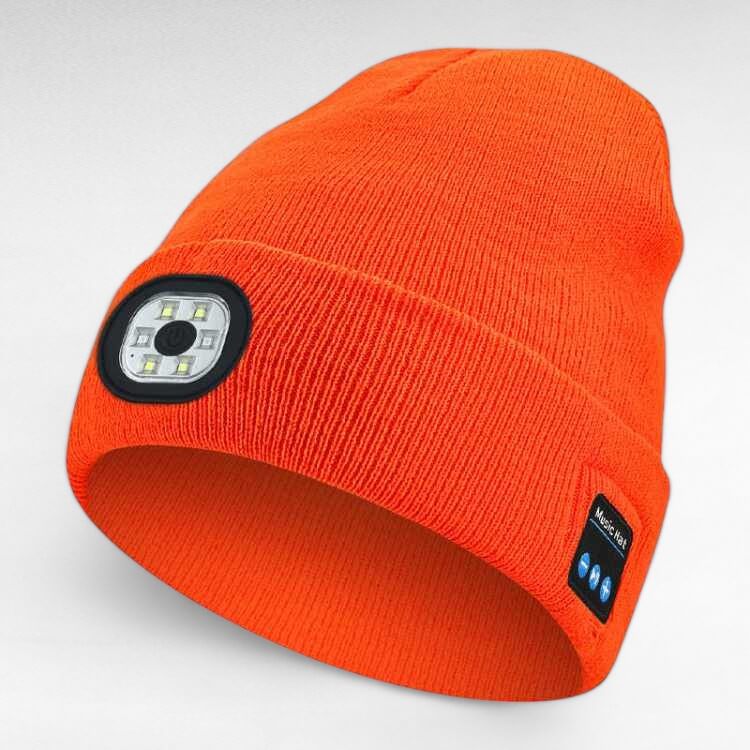 GlowWear LED Bluetooth Beanie - LED Bluetooth Beanie - Wild Eye Vision