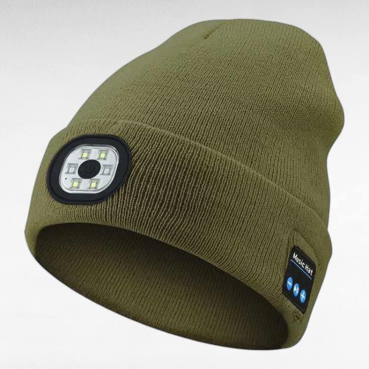 GlowWear LED Bluetooth Beanie - LED Bluetooth Beanie - Wild Eye Vision