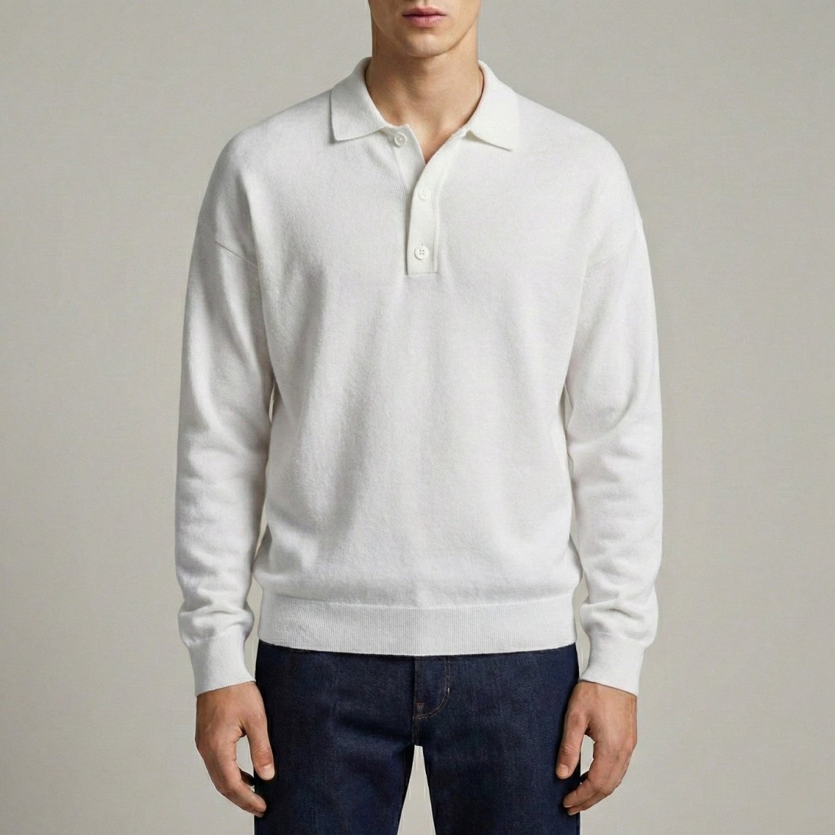 Handcrafted Long Sleeve Polo Shirt - Polo Shirts - Wild Eye Vision