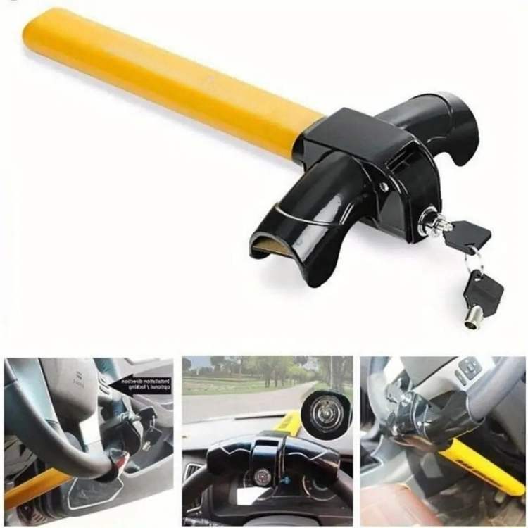 Heavy - Duty Universal Steering Wheel Lock - Steering Wheel Lock - Wild Eye Vision