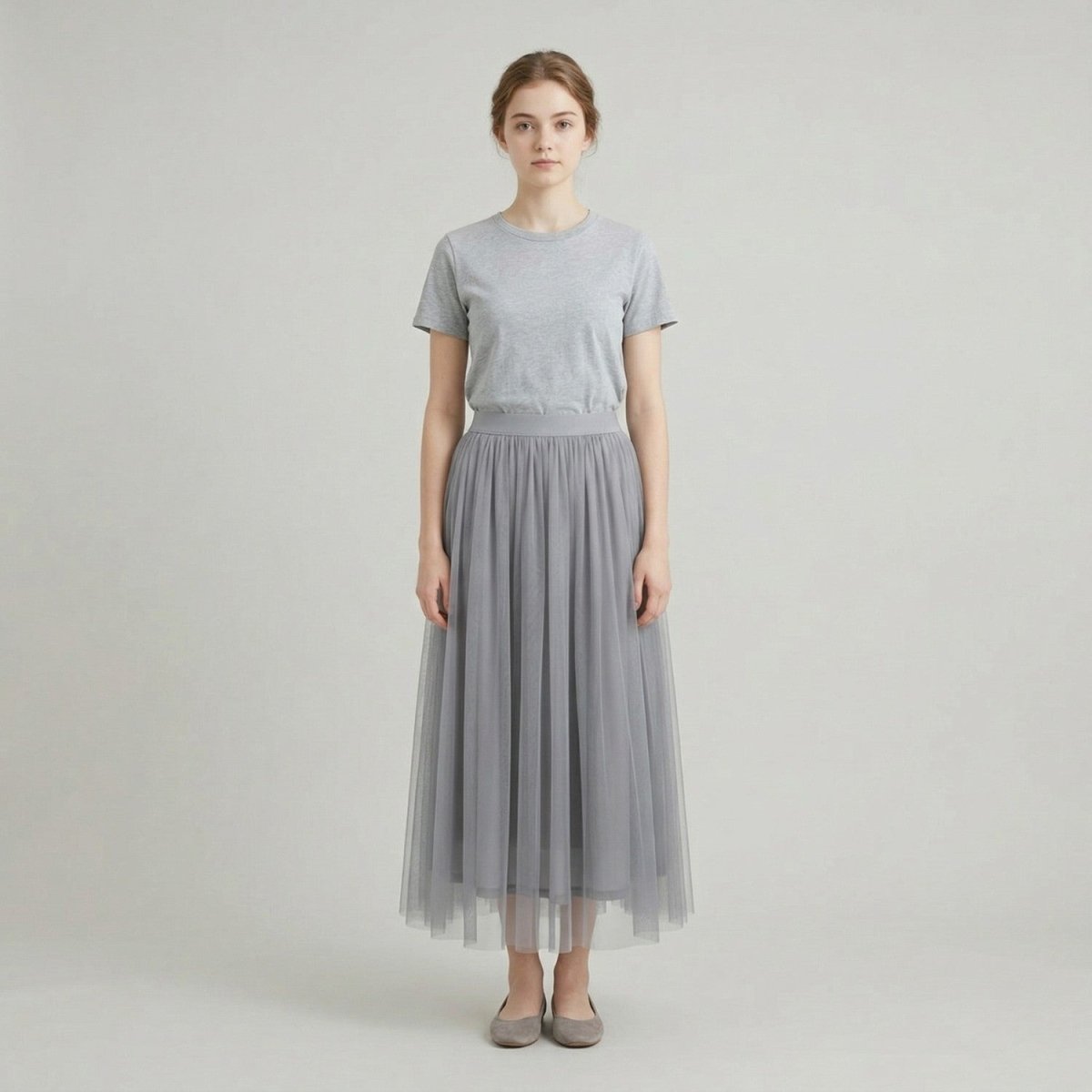 High Waist Tulle Midi Skirt - Skirt - Wild Eye Vision