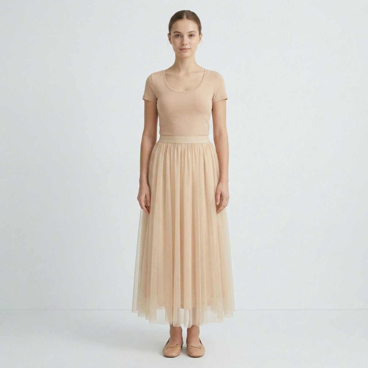 High Waist Tulle Midi Skirt - Skirt - Wild Eye Vision