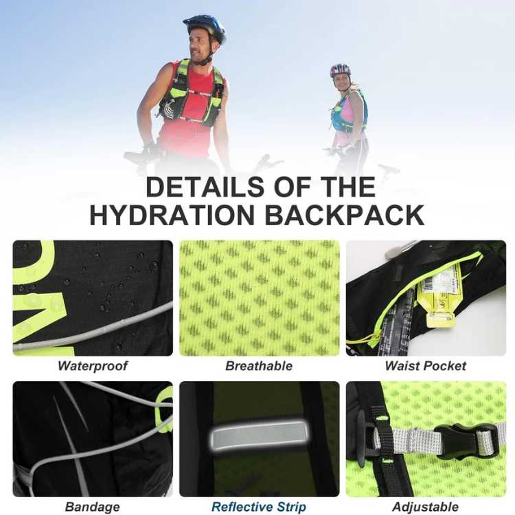 INOXTO 8L Hydration Running Vest - Running Vest - Wild Eye Vision