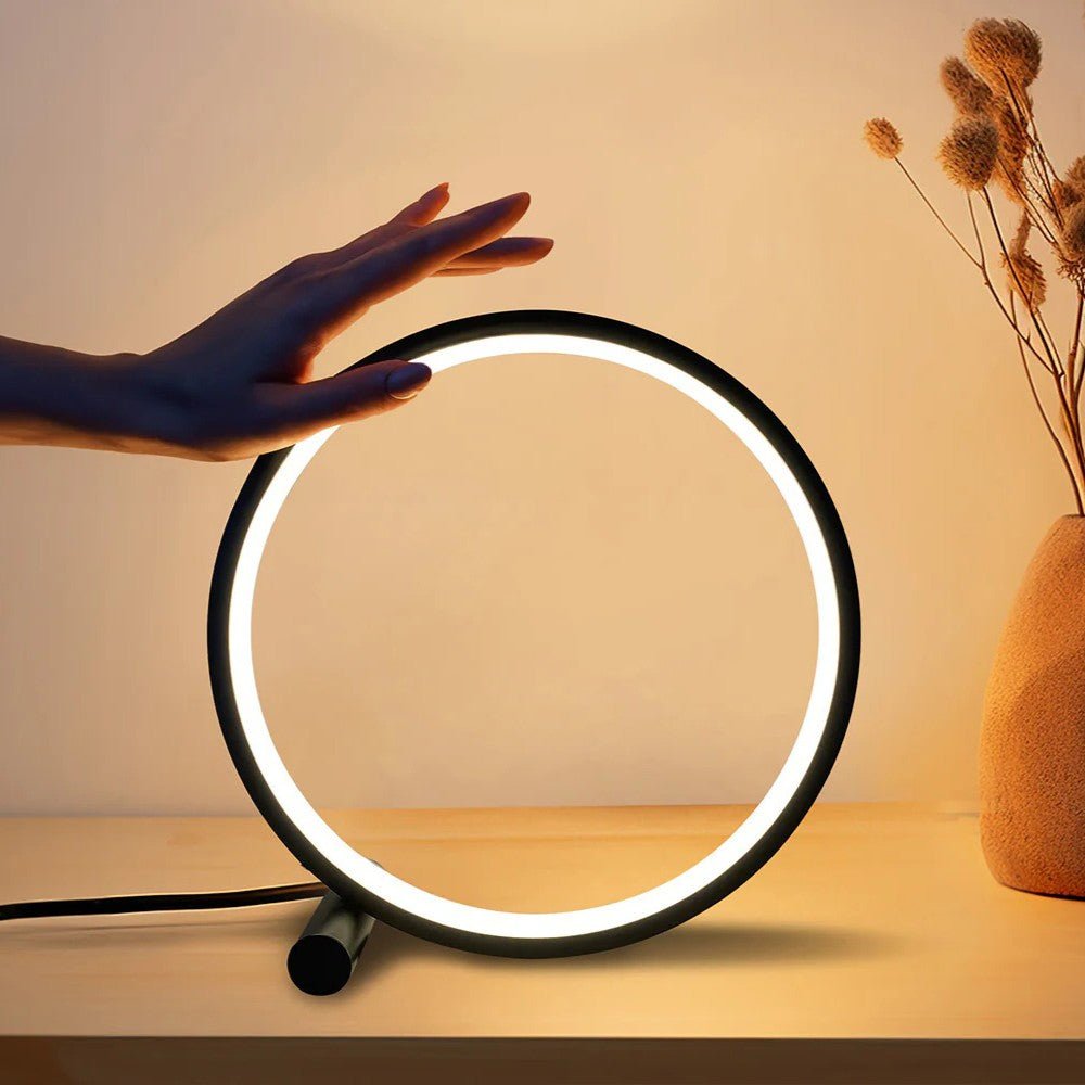 LightCircle Minimalist Touch Lamp - Table Lamp - Wild Eye Vision