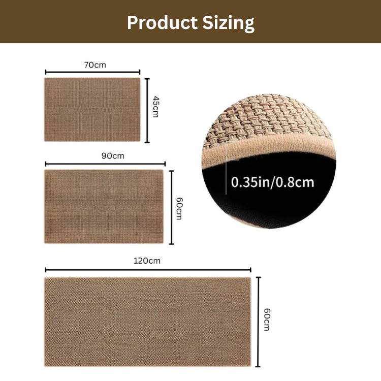 LuxeBraide Non - Slip Bath Mat - Bath Mat - Wild Eye Vision