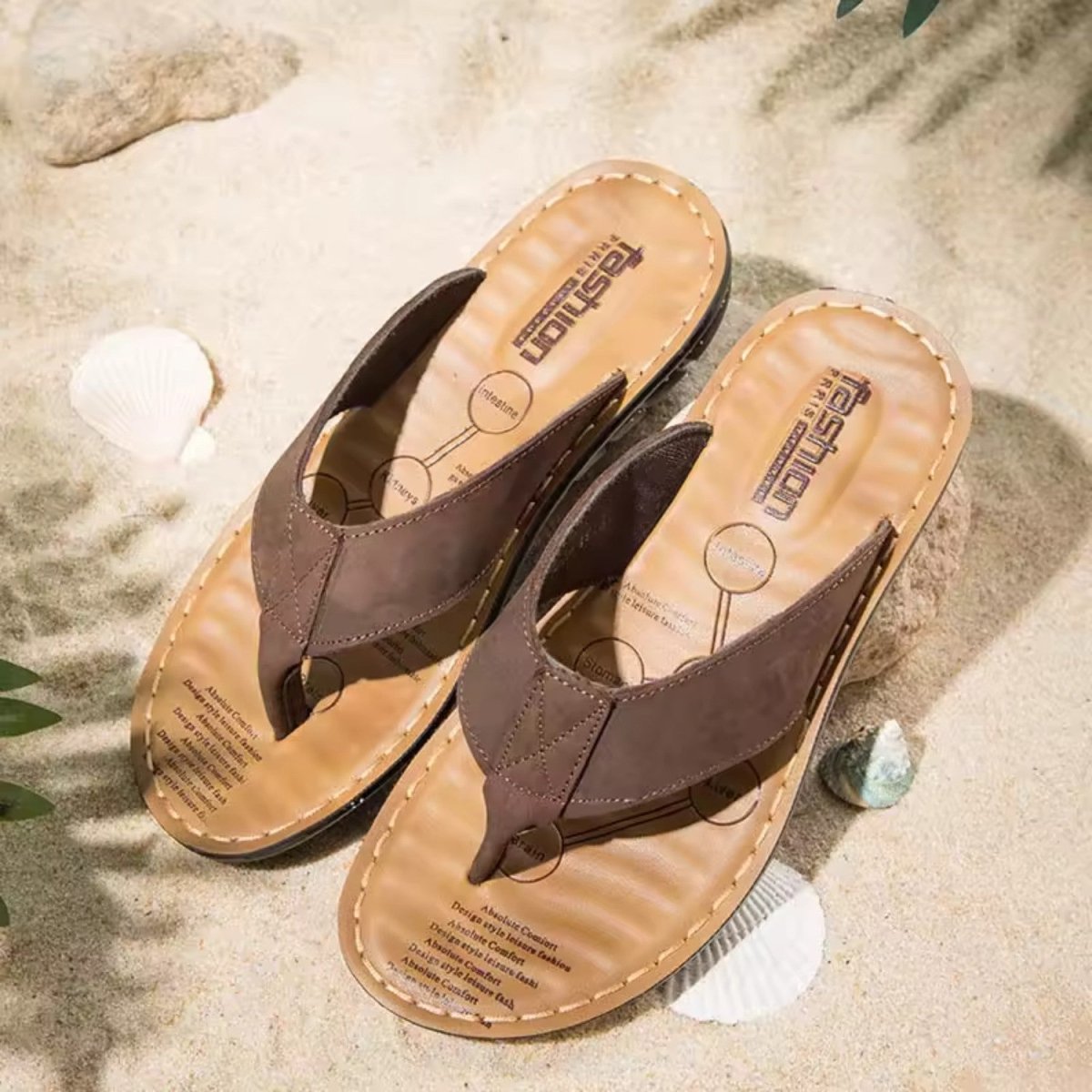 Men Comfort Casual Slip Sandals - Orthopedic Sandals - Wild Eye Vision