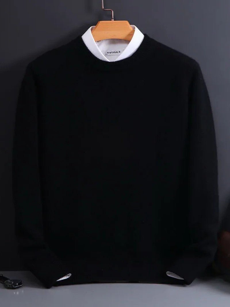 Men’s Classic Crew Neck Sweater - Men Jumper - Wild Eye Vision