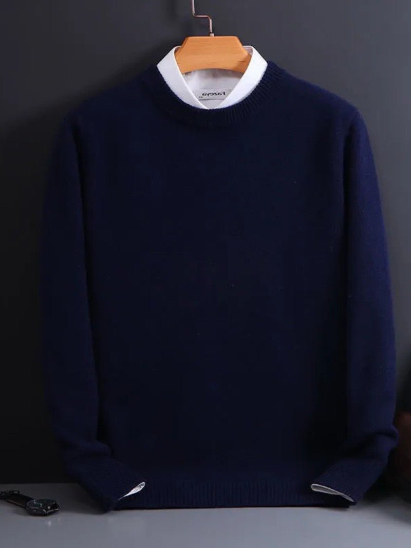 Men’s Classic Crew Neck Sweater - Men Jumper - Wild Eye Vision