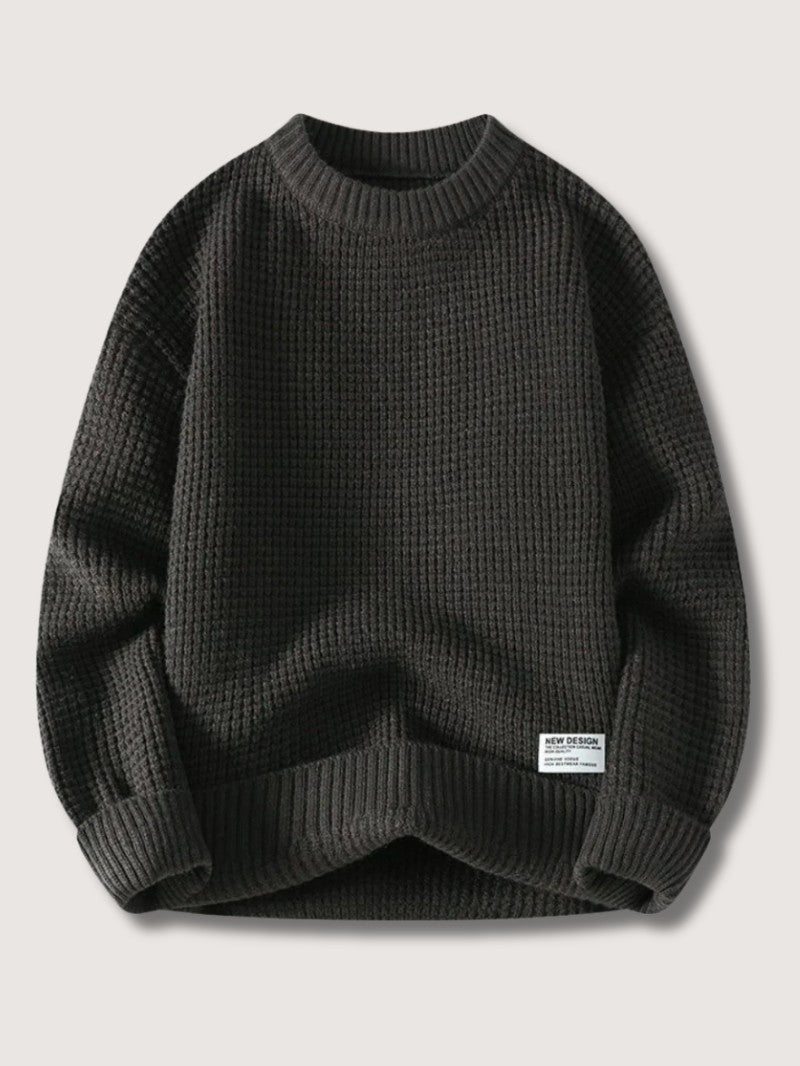 Men’s Classic Knit Crew Neck Jumper - Men Knitted Jumper - Wild Eye Vision