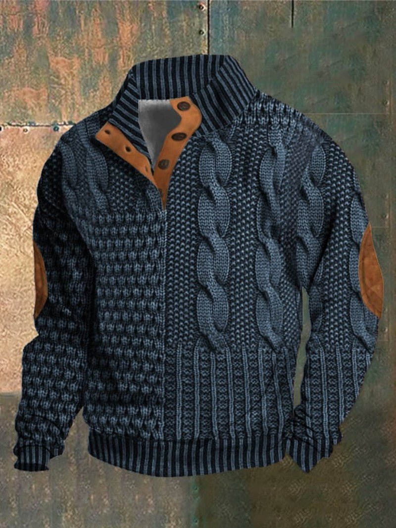 Men’s Classic Winter Knit Jumper - Men Jumper - Wild Eye Vision