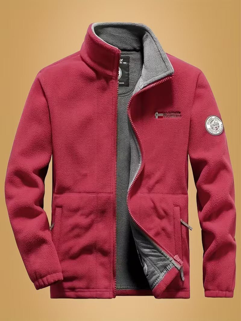 Men’s Fleece Jacket Warm Winter Outdoor Coat - Men's Coat - Wild Eye Vision