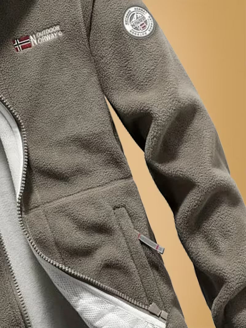 Men’s Fleece Jacket Warm Winter Outdoor Coat - Men's Coat - Wild Eye Vision