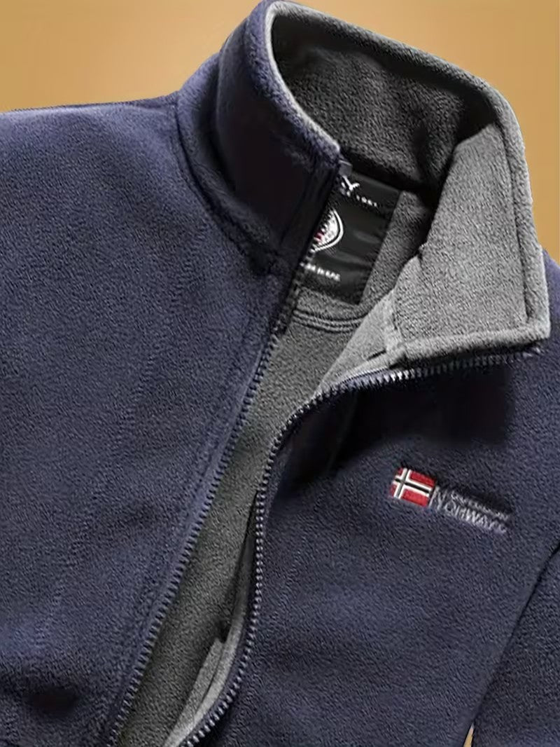 Men’s Fleece Jacket Warm Winter Outdoor Coat - Men's Coat - Wild Eye Vision