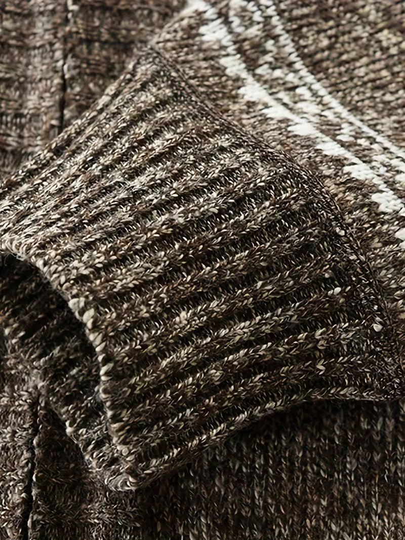 Men’s Fleece Lined Knit Cardigan - Wild Eye Vision