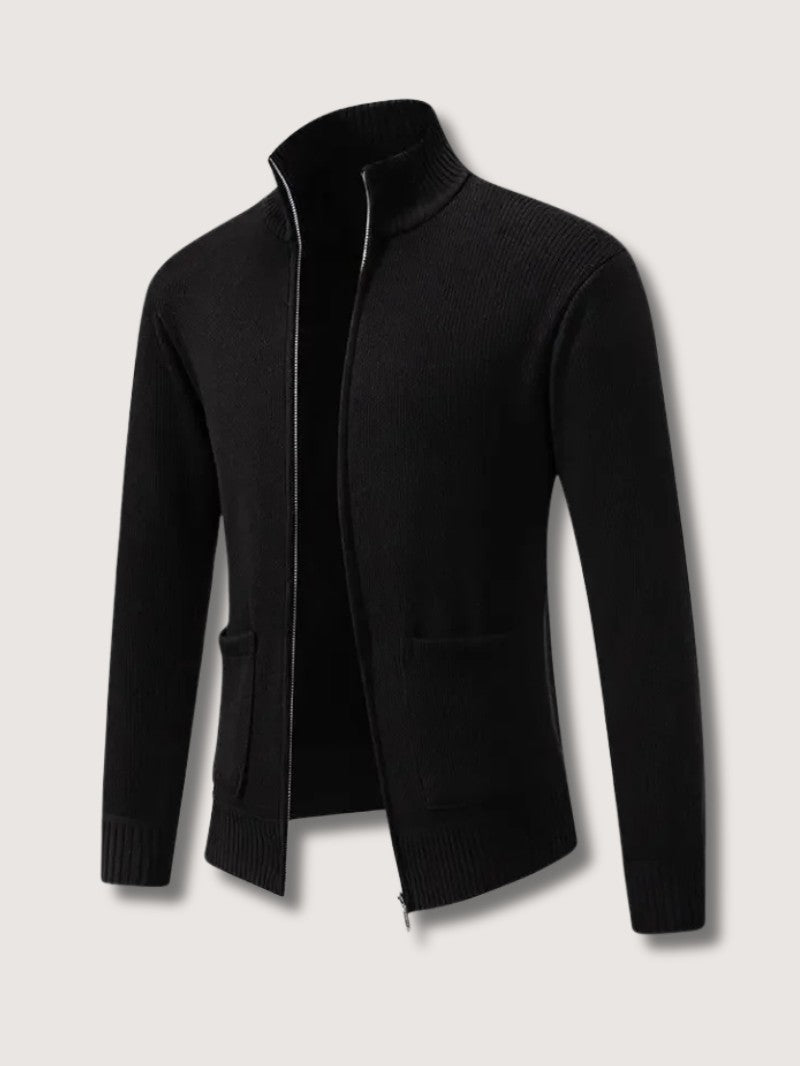 Men’s Full Zip Cotton Cardigan - Men Cardigan - Wild Eye Vision