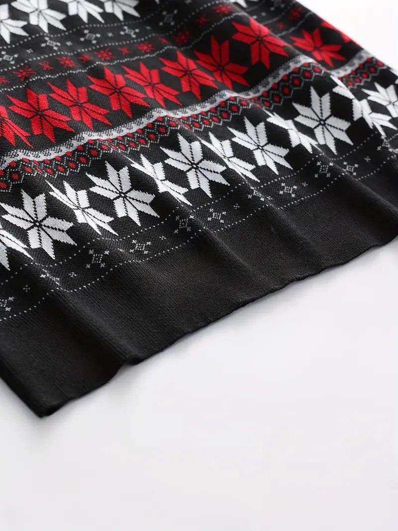 Men’s Knitted Cable Christmas Sweater - Mens Christmas Jumpers - Wild Eye Vision