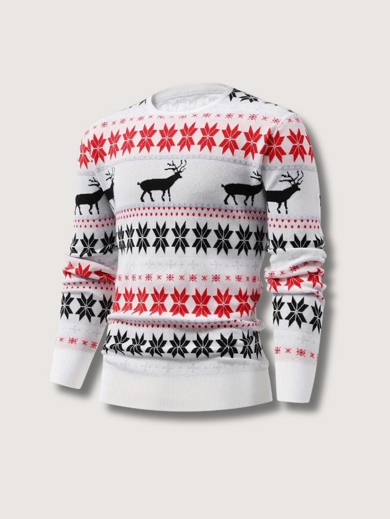 Men’s Knitted Cable Christmas Sweater - Mens Christmas Jumpers - Wild Eye Vision