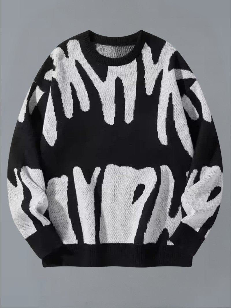 Men’s Modern Knit Pullover - Men Knitted Jumper - Wild Eye Vision