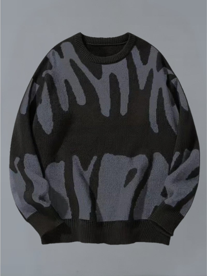 Men’s Modern Knit Pullover - Men Knitted Jumper - Wild Eye Vision