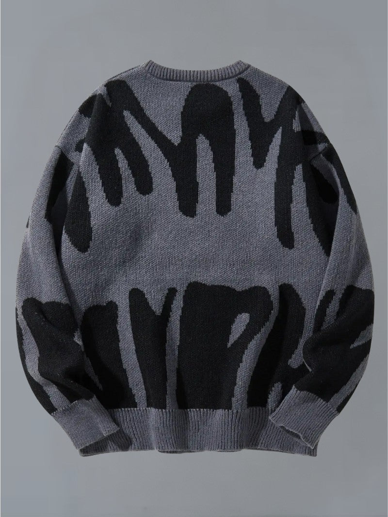 Men’s Modern Knit Pullover - Men Knitted Jumper - Wild Eye Vision