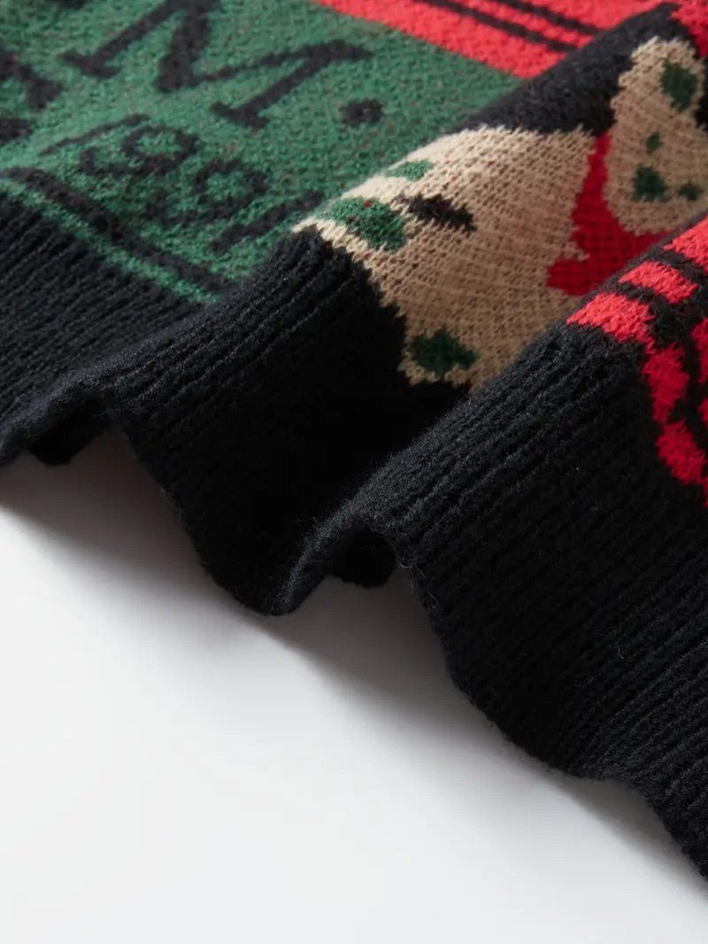 Men’s Santa Bear Christmas Sweater - Mens Christmas Jumpers - Wild Eye Vision