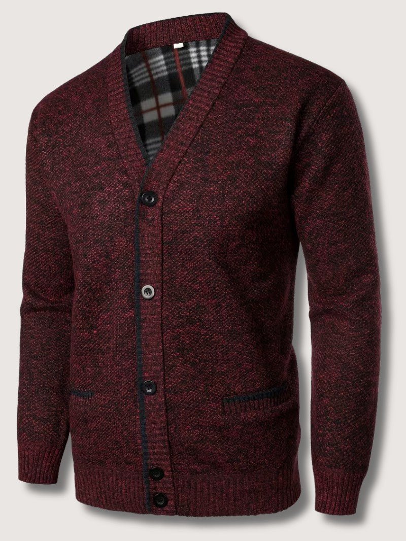 Men’s Thick Knit Cardigan - Men Knit Cardigan - Wild Eye Vision