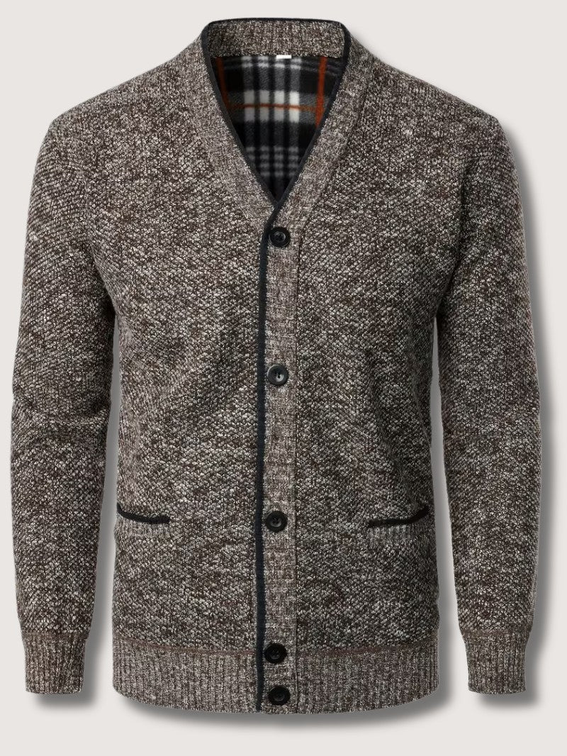 Men’s Thick Knit Cardigan - Men Knit Cardigan - Wild Eye Vision
