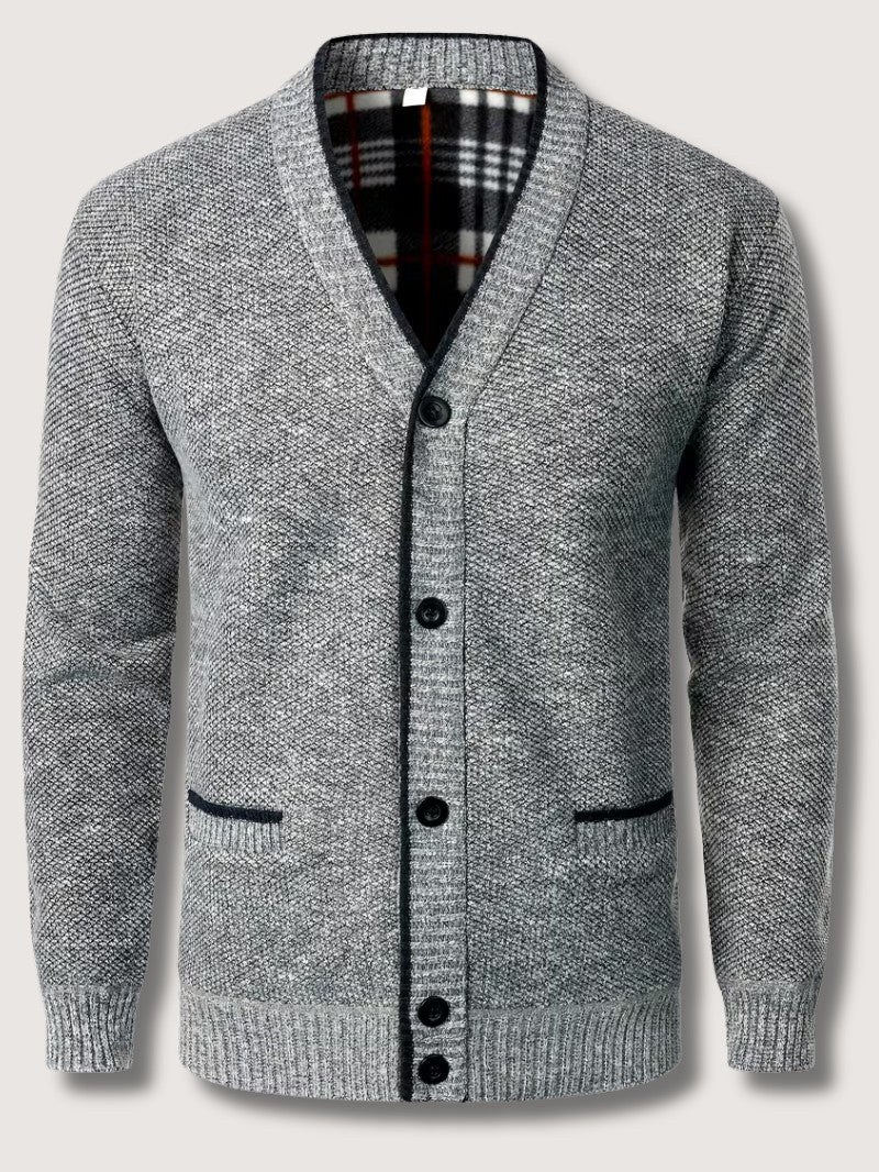 Men’s Thick Knit Cardigan - Men Knit Cardigan - Wild Eye Vision