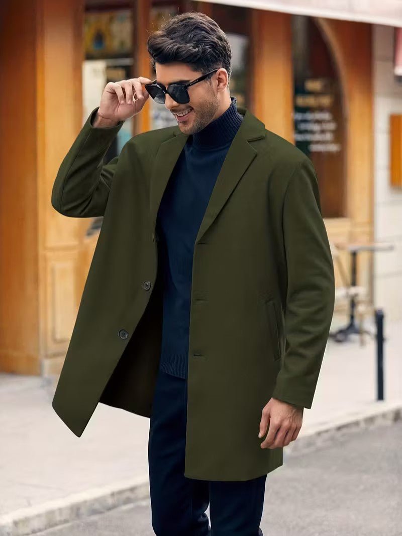Men’s Winter Trench Coat - Men's Coat - Wild Eye Vision