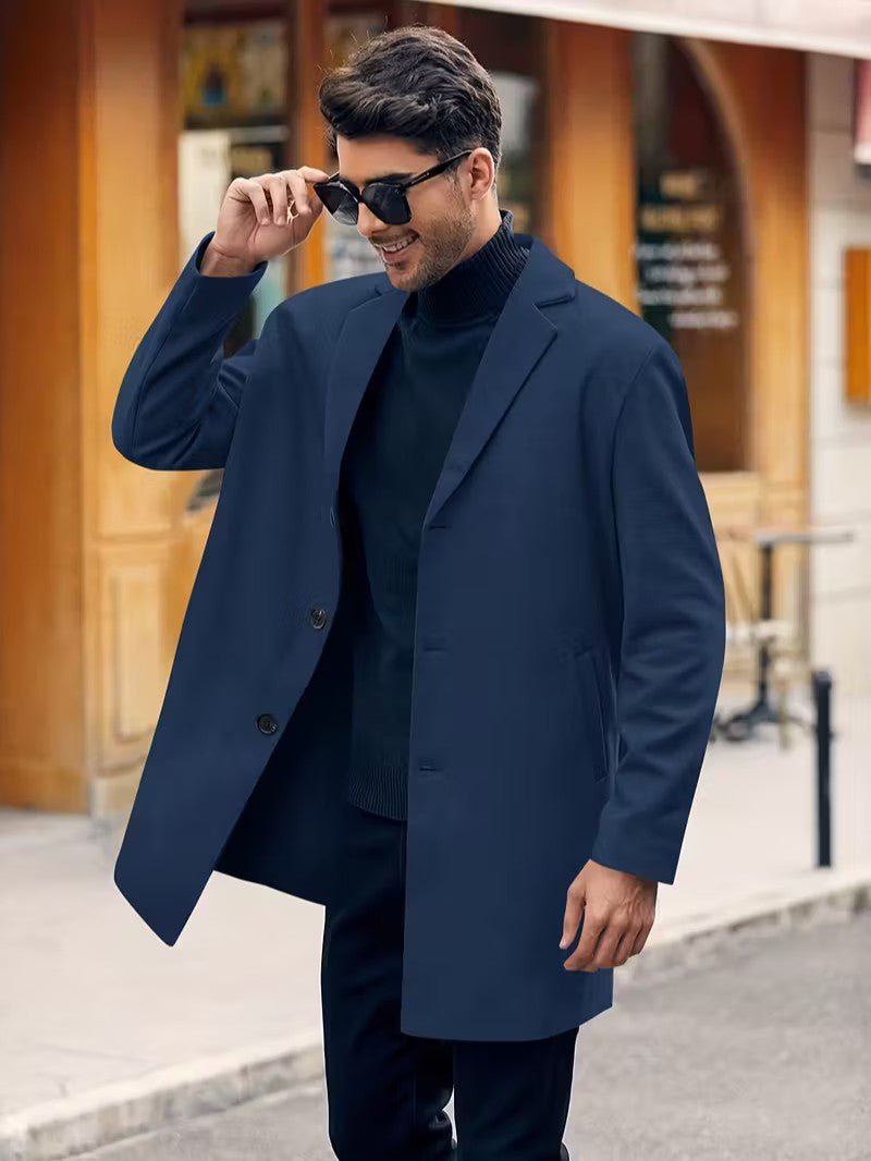 Men’s Winter Trench Coat - Men's Coat - Wild Eye Vision