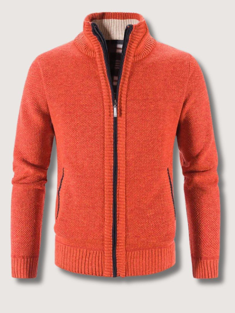 Men’s Winter Zip Cardigan - Men Cardigan - Wild Eye Vision