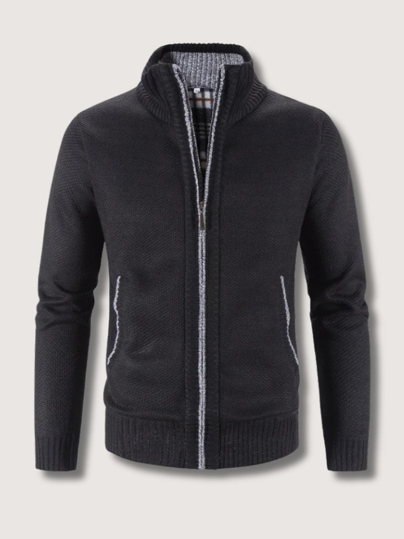 Men’s Winter Zip Cardigan - Men Cardigan - Wild Eye Vision