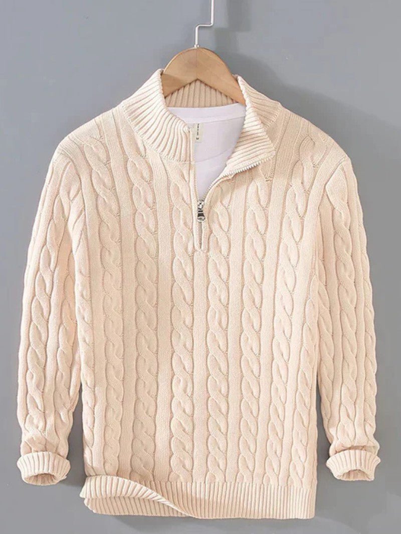 Men’s Wool Knit Sweater - Men Knitted Jumper - Wild Eye Vision