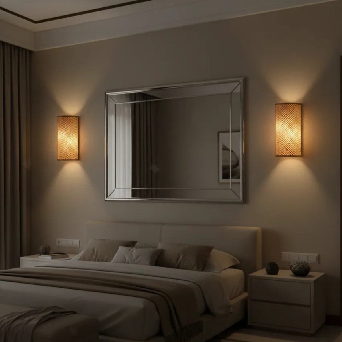 Minimalist Bamboo Wall Lamp - Wall Light - Wild Eye Vision