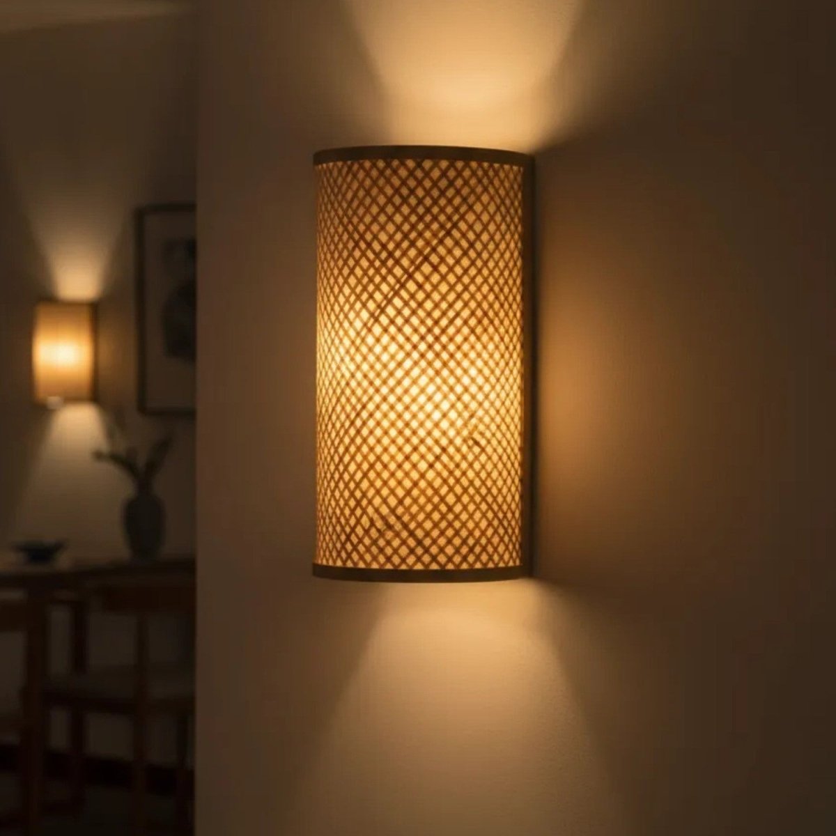 Minimalist Bamboo Wall Lamp - Wall Light - Wild Eye Vision