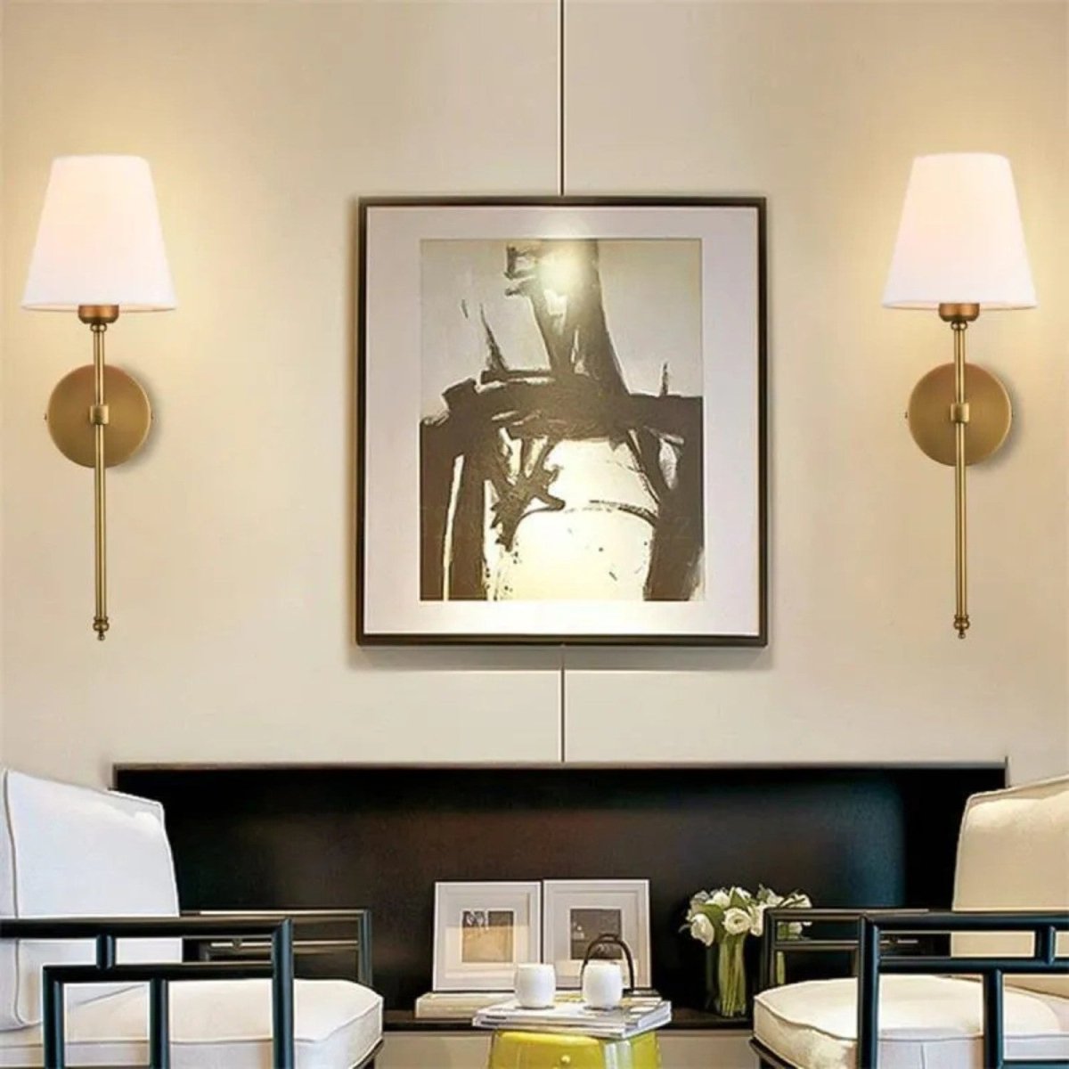 Modern Brass Wall Sconce Set (2 pcs) - Wall Light - Wild Eye Vision
