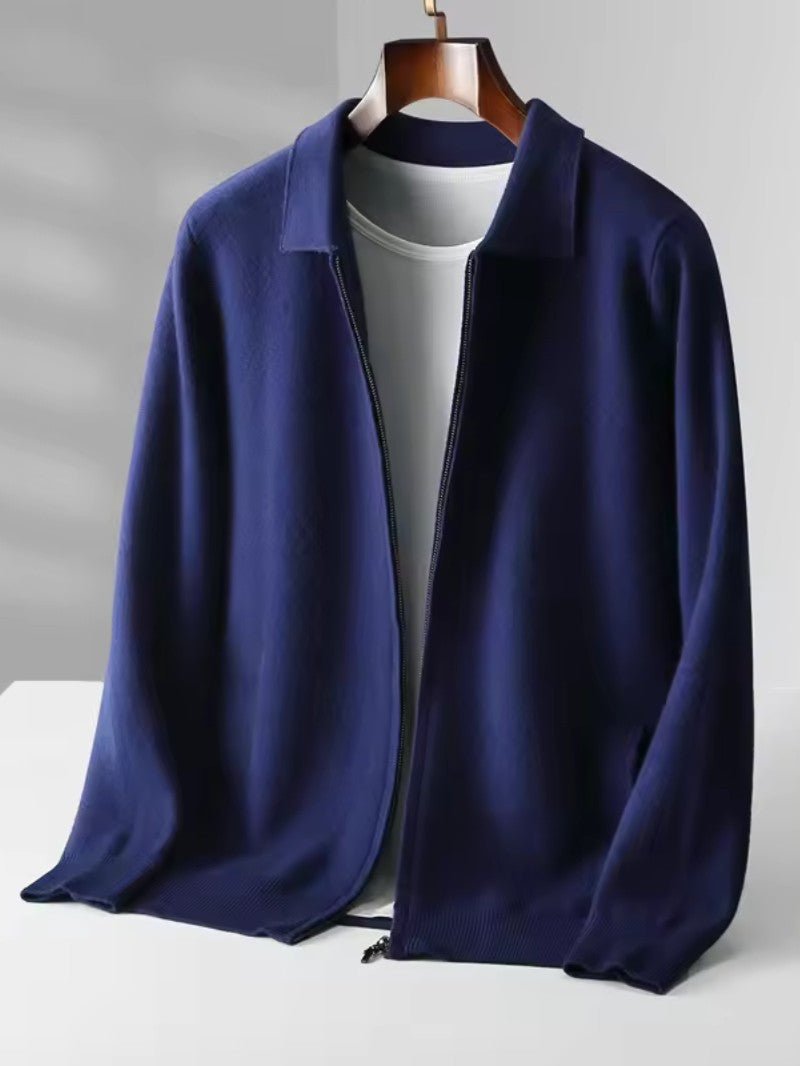 Modern Zip - Up Collar Cardigan - Men Cardigan - Wild Eye Vision