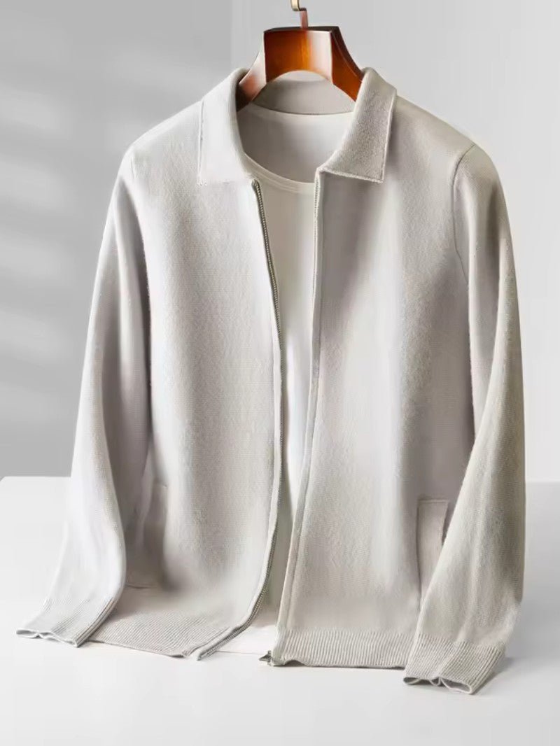 Modern Zip - Up Collar Cardigan - Men Cardigan - Wild Eye Vision
