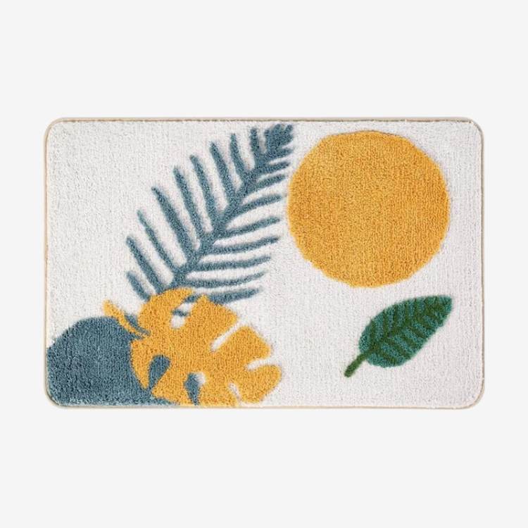 NatureTouch Floral Bath Rug - Bath Rug - Wild Eye Vision