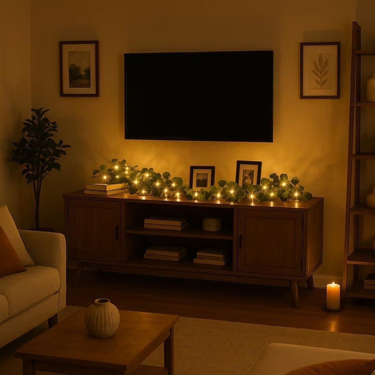 Olive Vine Fairy Lights Decor - Fairy Light - Wild Eye Vision