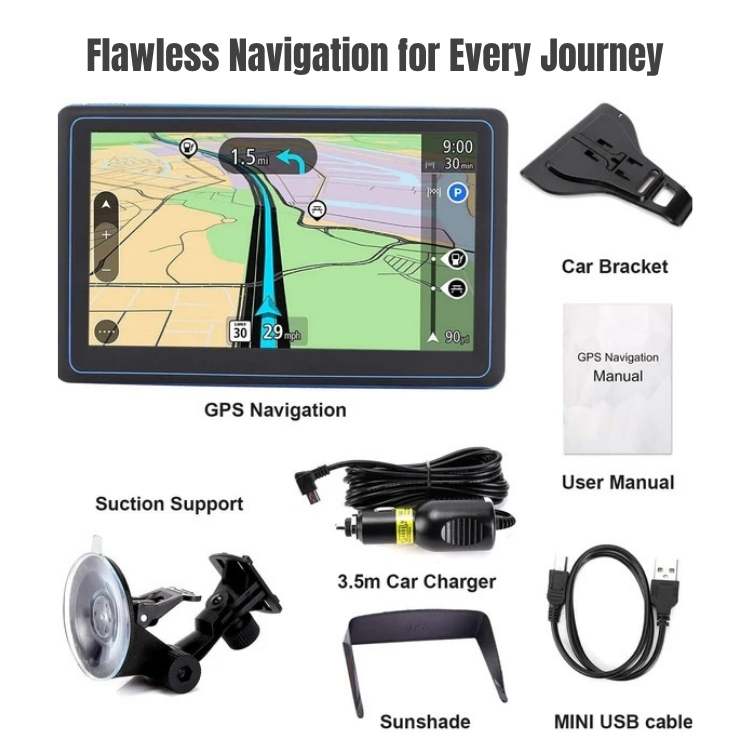 PathFinder Plus 7" Navigation System - Car Navigation System - Wild Eye Vision