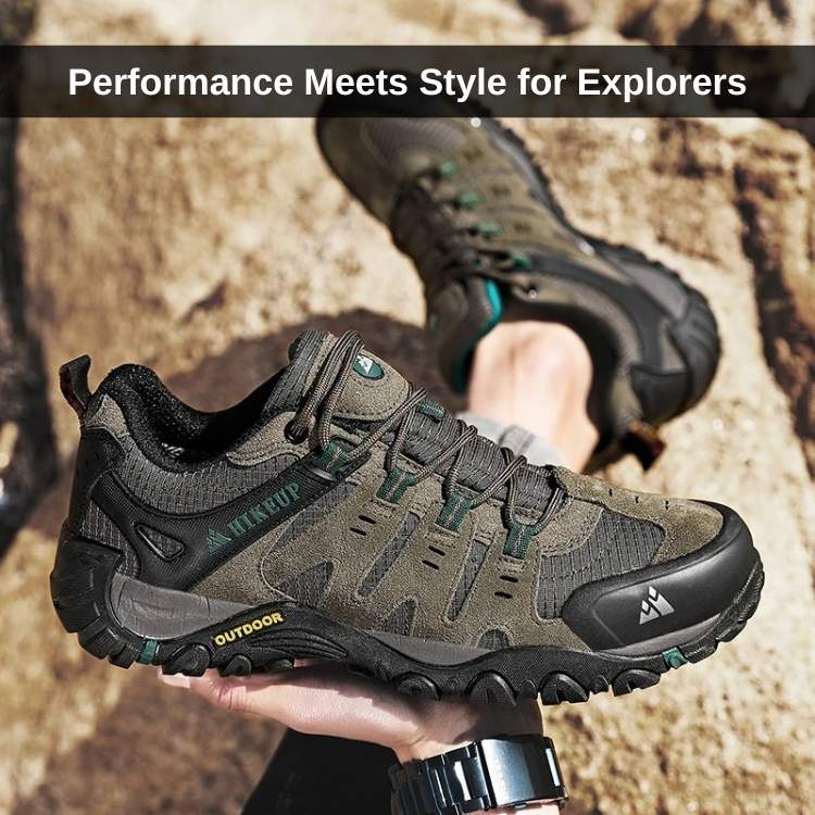 PeakTrail Men’s Waterproof Hiking Shoes - Hiking Shoes - Wild Eye Vision