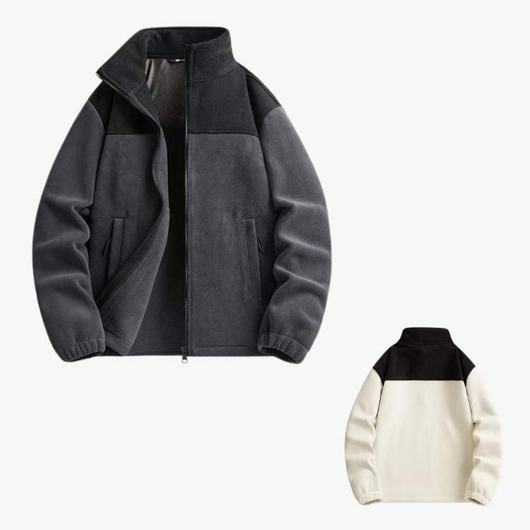 Plush Suede Fleece Jacket - Fleece Jacket - Wild Eye Vision