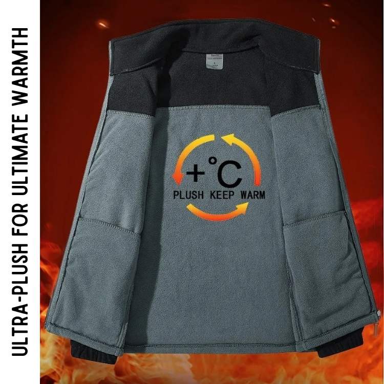 Plush Suede Fleece Jacket - Fleece Jacket - Wild Eye Vision