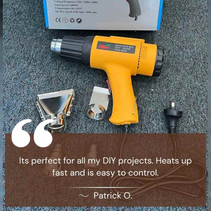 PowerBlast 2000W Heat Gun - Heat Gun - Wild Eye Vision