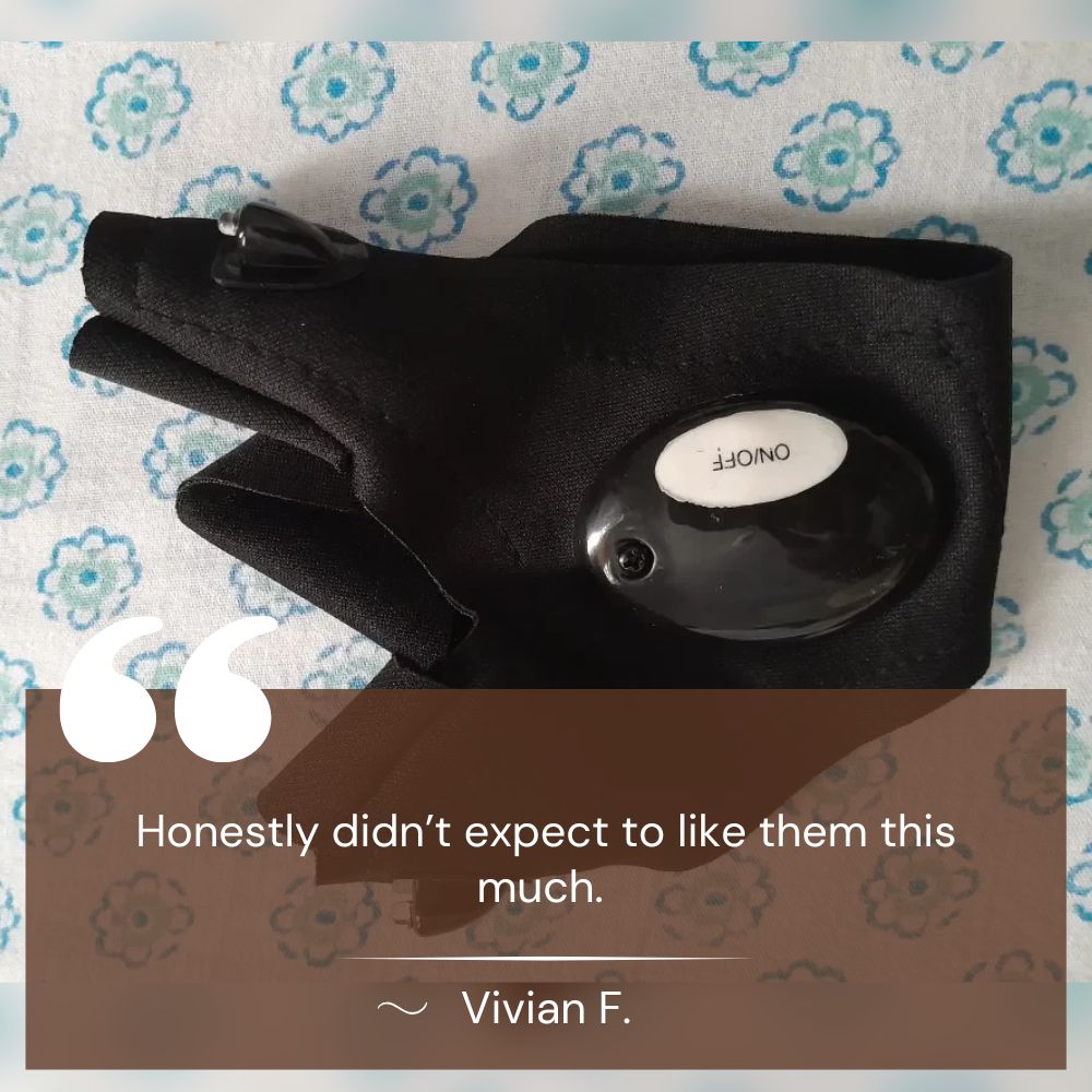 PowerLite LED Gloves - LED Gloves - Wild Eye Vision